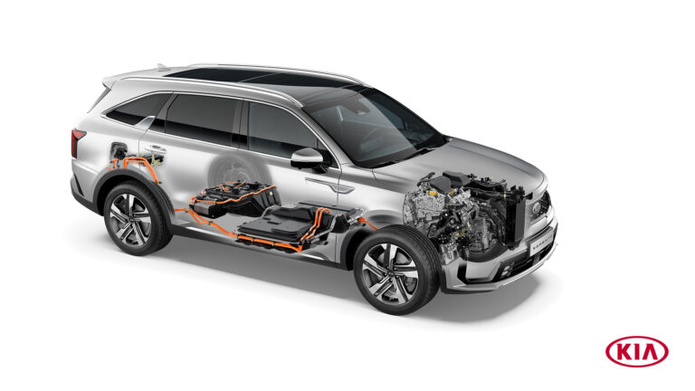 sorento phev packaging xray